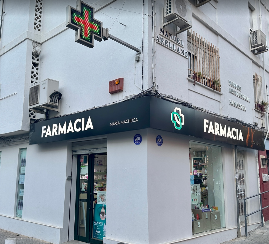 Fachada de la farmacia